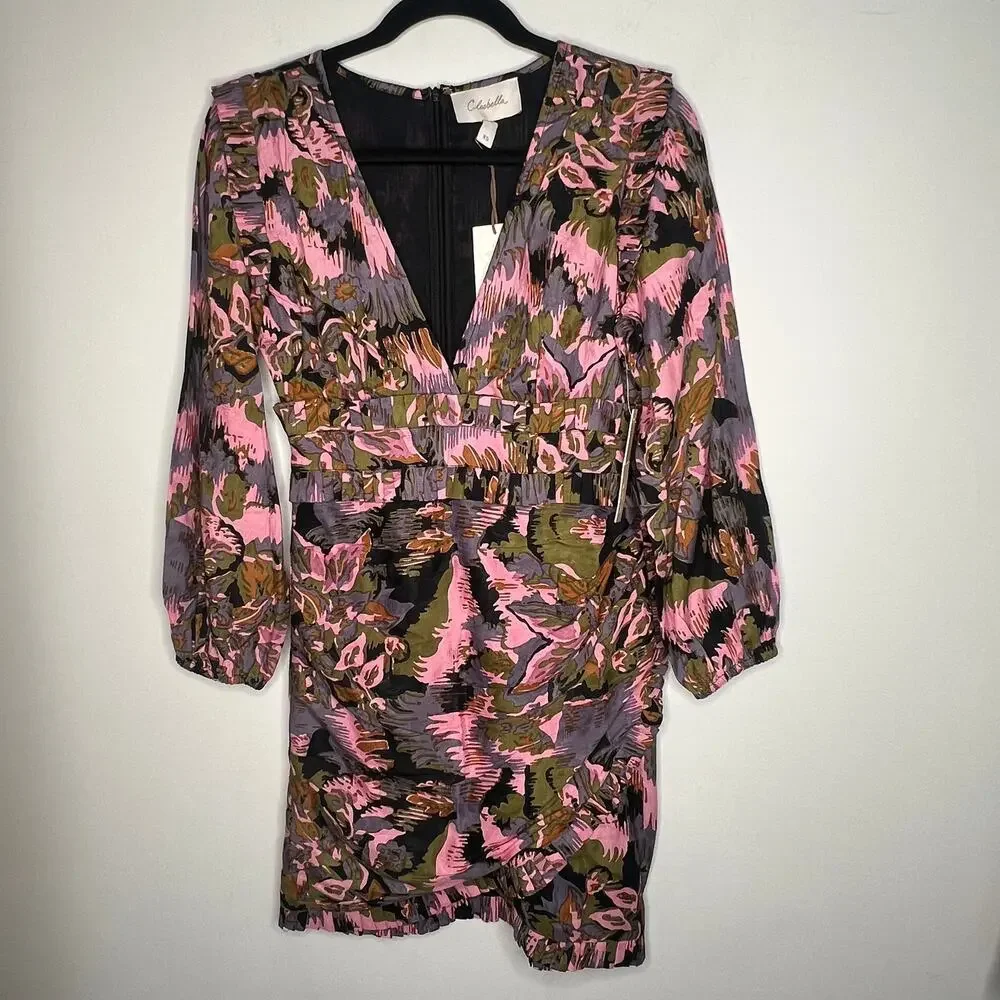 Cleobella Long Sleeve Mini Dress Size XS